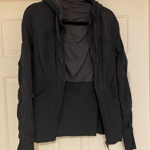 Lulu lemon zip jacket with hood size 10